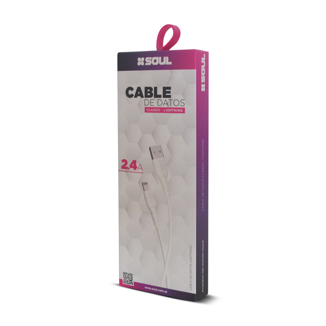 CABLE DE DATOS SOUL CLASSIC LIGHTNING