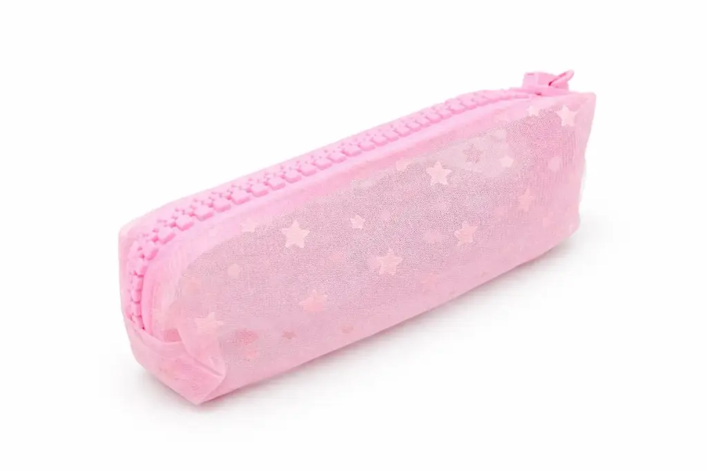 CARTUCHERA DE TUL CON ESTRELLAS
